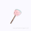 Plush lollipop with built-in bells plush cat toy